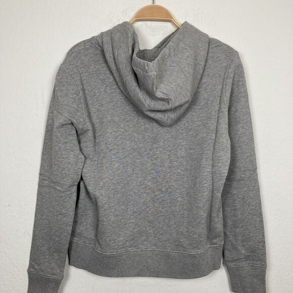 DSTLD WOMENS GRAY LONG SLEEVE FULL ZIP ACTIVEWEAR HOODIE X-SMALL - Picture 2 of 6